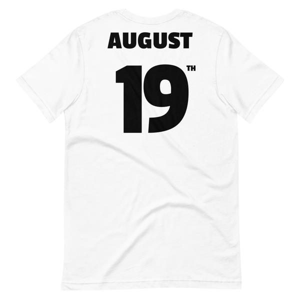 8/19 Birthday Tee - Unisex Short-Sleeve